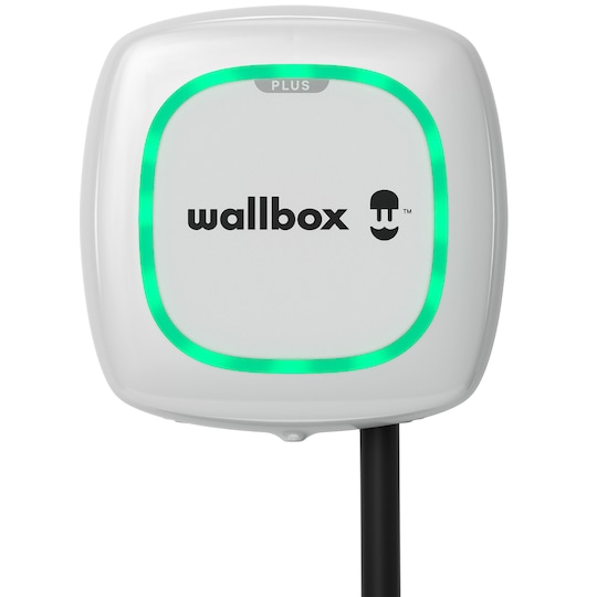 Wallbox Pulsar Plus Smart elbilsladdare 5m Type 2 (vit)
