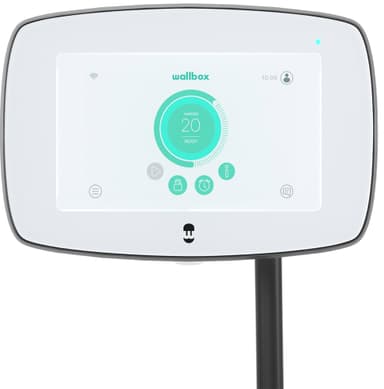 Wallbox elbilsladdare Commander 2 elbilsladdare typ 2 7 m (vit)