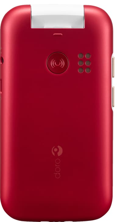 Doro 6881 mobiltelefon (röd/vit)
