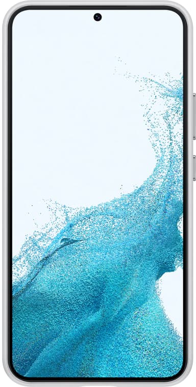 Samsung S22+ läderfodral (grått)