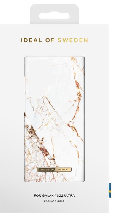 iDeal fashion fodral för Samsung Galaxy S22 Ultra (carrara gold)