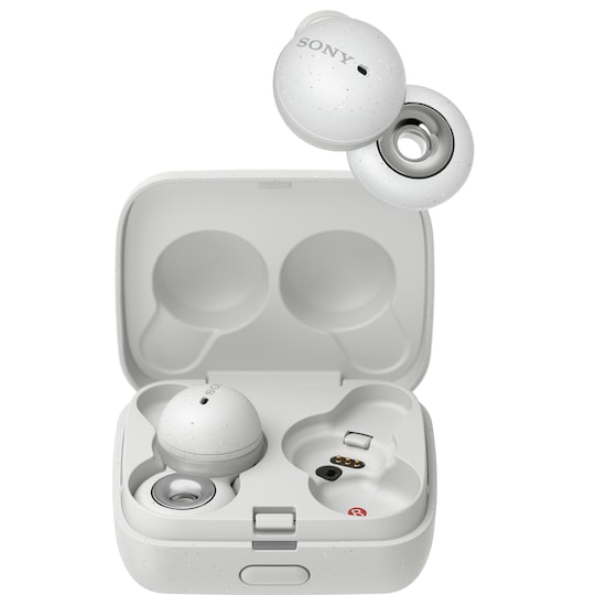 Sony LinkBuds true wireless in-ear hörlurar (vita)
