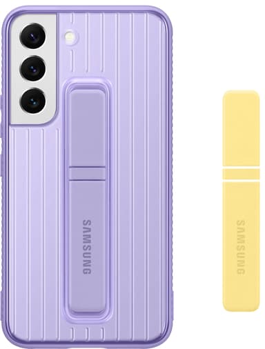 Samsung S22 skyddsfodral med ställ (lavender)