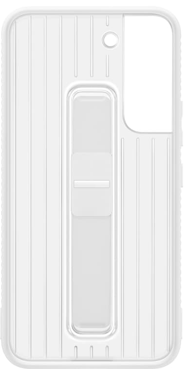 Samsung S22 skyddsfodral med ställ (vitt)