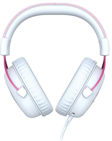 HyperX Cloud II gaming headset (vit/rosa)