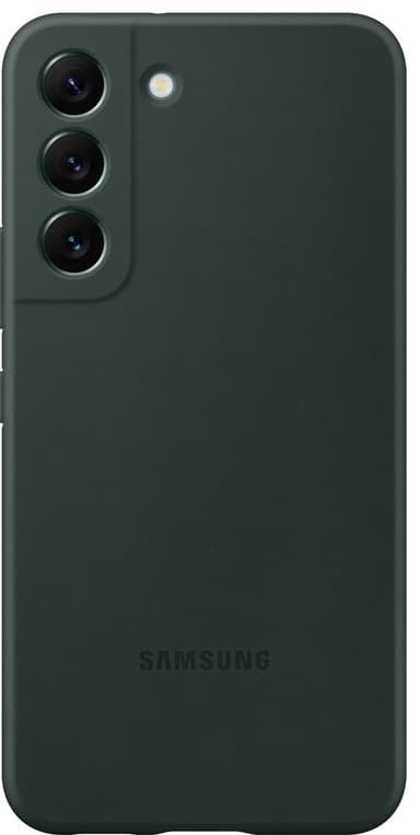 Samsung S22 silikonfodral (grönt)