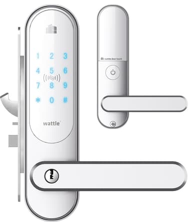 Wattle Door Lock Touch WH dörrlås (vit)