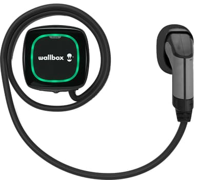 Wallbox Pulsar Plus Smart elbilsladdare  typ 1 kabel 5 m (svart)