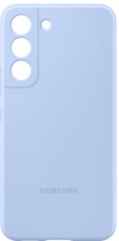 Samsung S22 silikonfodral (himmelsblått)