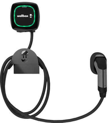 Wallbox Pulsar Plus Smart elbilsladdare  typ 1 kabel 5 m (svart)