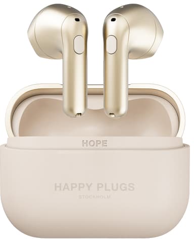 Happy Plugs Hope true wireless in-ear hörlurar (guld)