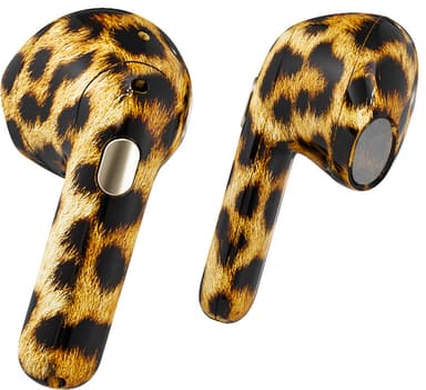 Happy Plugs Hope true wireless in-ear hörlurar (leopard)