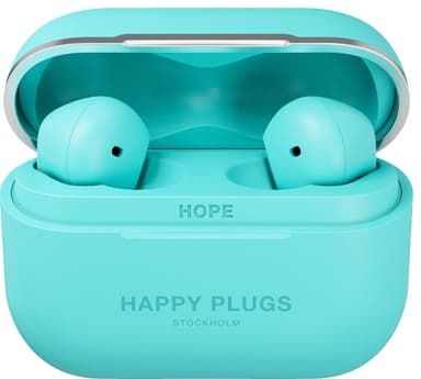 Happy Plugs Hope true wireless in-ear hörlurar (turkos)