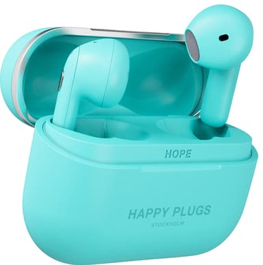 Happy Plugs Hope true wireless in-ear hörlurar (turkos)
