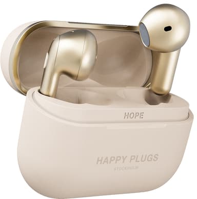 Happy Plugs Hope true wireless in-ear hörlurar (guld)