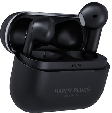 Happy Plugs Hope true wireless in-ear hörlurar (svart)