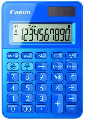 Canon LS-100K-MBL mini pocket calc. blue