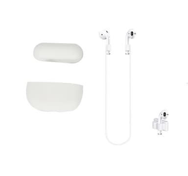 Apple AirPods Pro 3 fodral och rem Silikon Vit