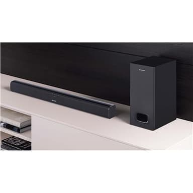 Sharp HT-SBW110 2.1 Slim Soundbar 180 W, 80 cm med extern subwoofer, H