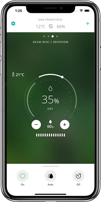 Duux Beam Mini Smart 2 luftfuktare DXHU12