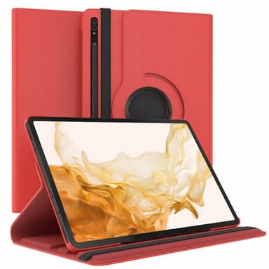 360° roterbart fodral Samsung Galaxy Tab S8 11.0 - Röd