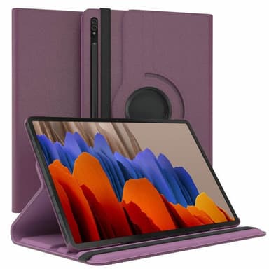 360° roterbart fodral Samsung Galaxy Tab S7 Plus - Lila