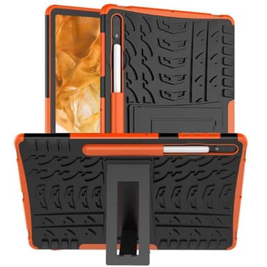 Stöttåligt skal med ställ Samsung Galaxy Tab S8 Plus 12.7 - Orange