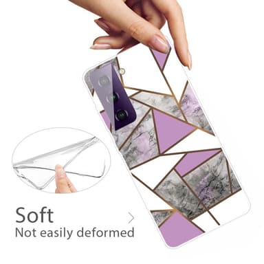 SKALO Samsung S21 FE Marmor TPU-skal - Motiv 10