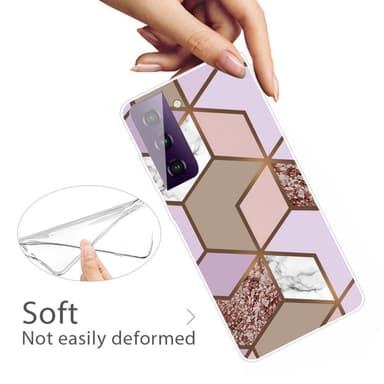 SKALO Samsung S21 FE Marmor TPU-skal - Motiv 5