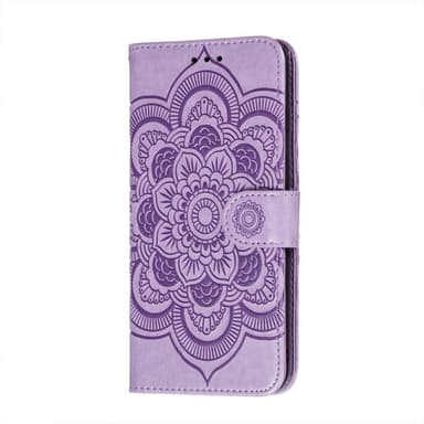 SKALO Samsung S21 FE Mandala Plånboksfodral - Lila