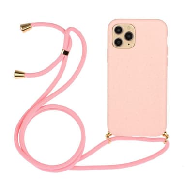 SKALO iPhone 13 Pro Max Mobilhalsband Skal - Rosa