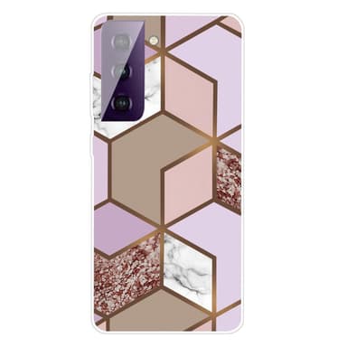 SKALO Samsung S21 FE Marmor TPU-skal - Motiv 5