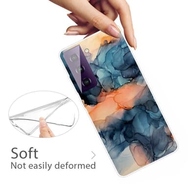 SKALO Samsung S21 FE Marmor TPU-skal - Motiv 4