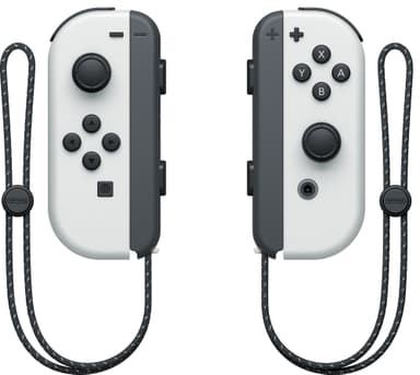 Nintendo Switch OLED gamingkonsol med vita Joy-Con-kontroller EU