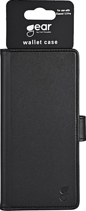 Gear Xiaomi 12 Pro plånboksfodral (svart)