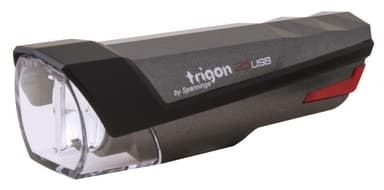 strålkastare Trigon 25 led uppladdningsbar svart