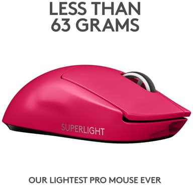 Logitech G Pro X Superlight trådlös gamingmus