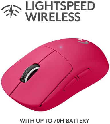 Logitech G Pro X Superlight trådlös gamingmus