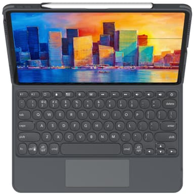 Zagg Pro Keys tangentbordsfodral med trackpad för iPad Pro 12.9" (kol)