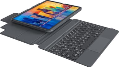 Zagg Pro Keys tangentbordsfodral med trackpad för iPad Pro 12.9" (kol)