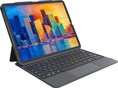 Zagg Pro Keys tangentbordsfodral med trackpad för iPad Pro 12.9" (kol)