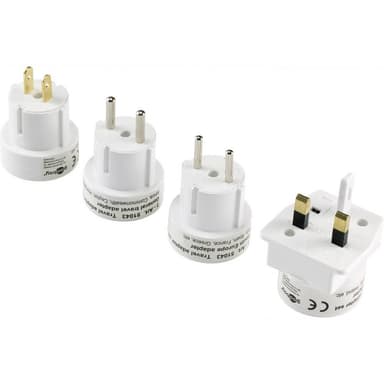 Goobay 2197499 Reseadapter-set Set 4 st 51043