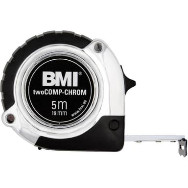 BMI chrom 475241221 Måttband 2 m Stål