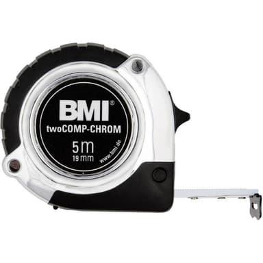 BMI chrom 475541221 Måttband 5 m Stål
