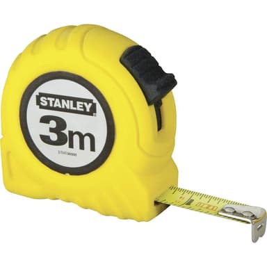 STANLEY Rollbandmass 3m/13,0mm gelb Kunststoffgehäuse