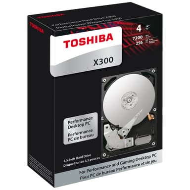 Toshiba X300 3.5" intern HDD (4 TB) Toshiba X300 3.5" intern HDD (4 TB)