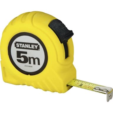 Stanley Rollbandmass 5m/19,0mm gelb Kunststoffgehäuse