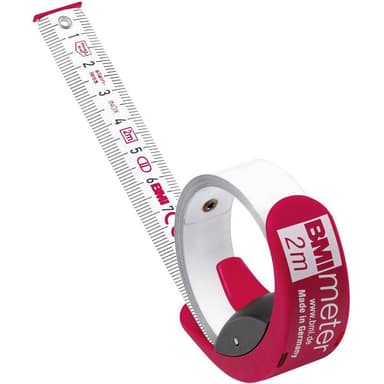BMI eter 429241011 Måttband 2 m Rostfritt stål