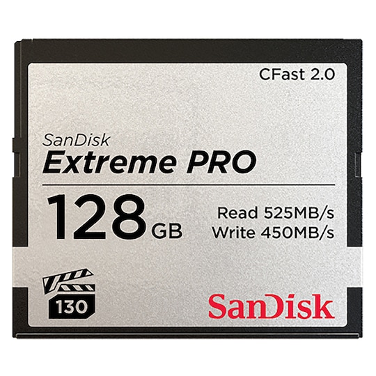 SanDisk Extreme Pro CFast 2.0 128 GB minneskort