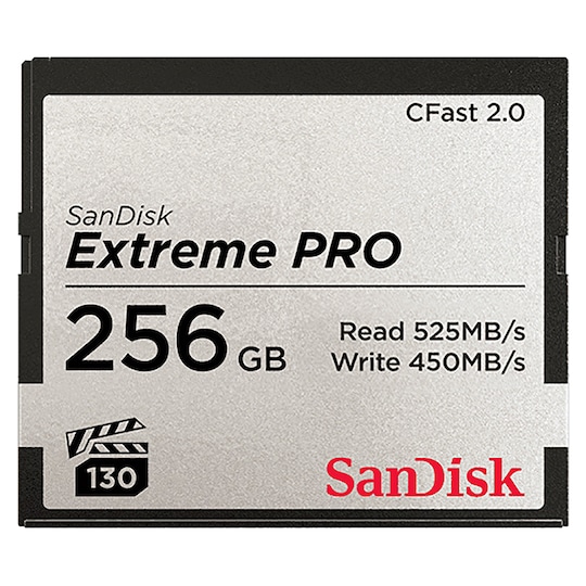 SanDisk Extreme Pro CFast 2.0 256 GB minneskort